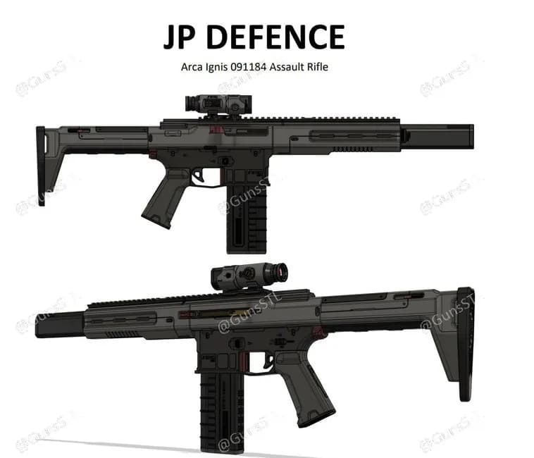 STL - Rifle de Asalto Arca Ignis