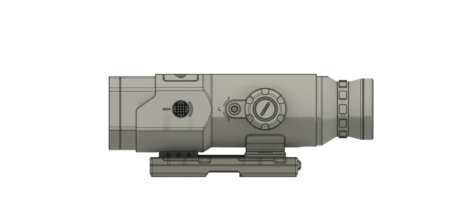 STL - Rifle de Asalto Arca Ignis render 3