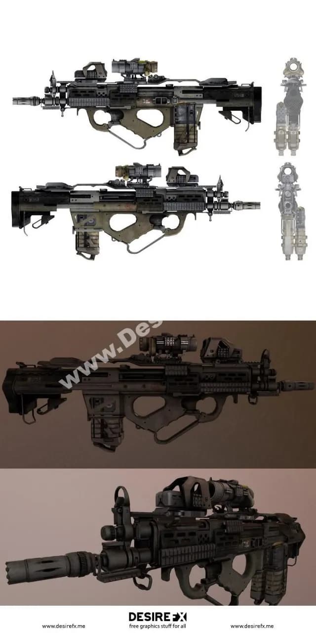 STL - Rifle de Asalto Bullpup