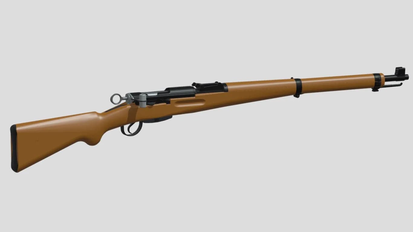 STL - Rifle de cerrojo clásico