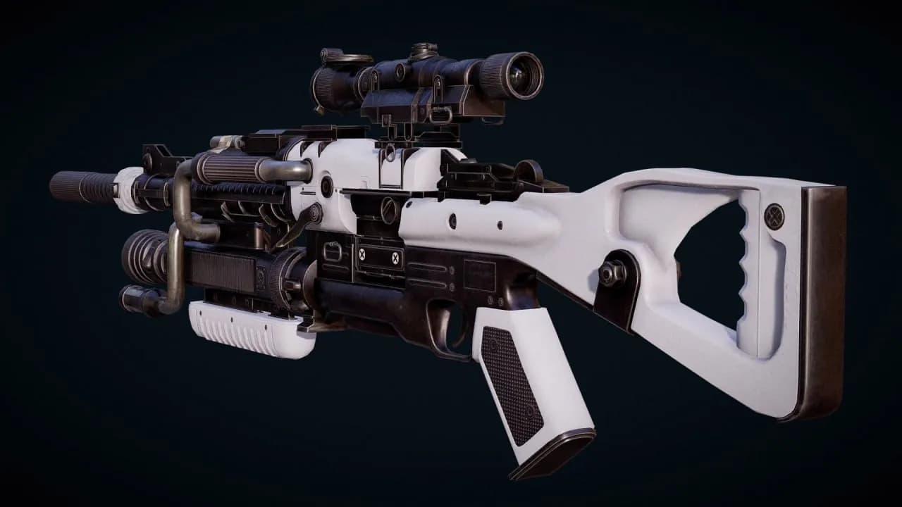 STL - Rifle de francotirador Sci Fi