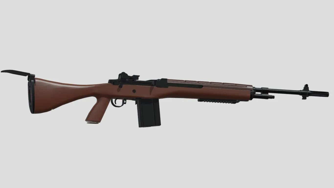 STL - Rifle M14 E2
