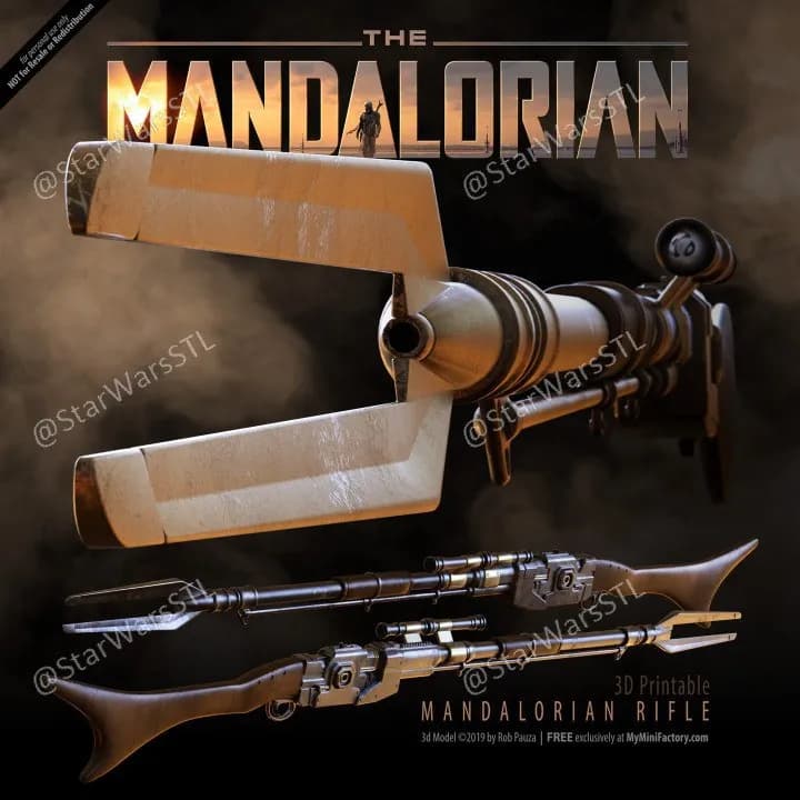 STL - Rifle Mandaloriano