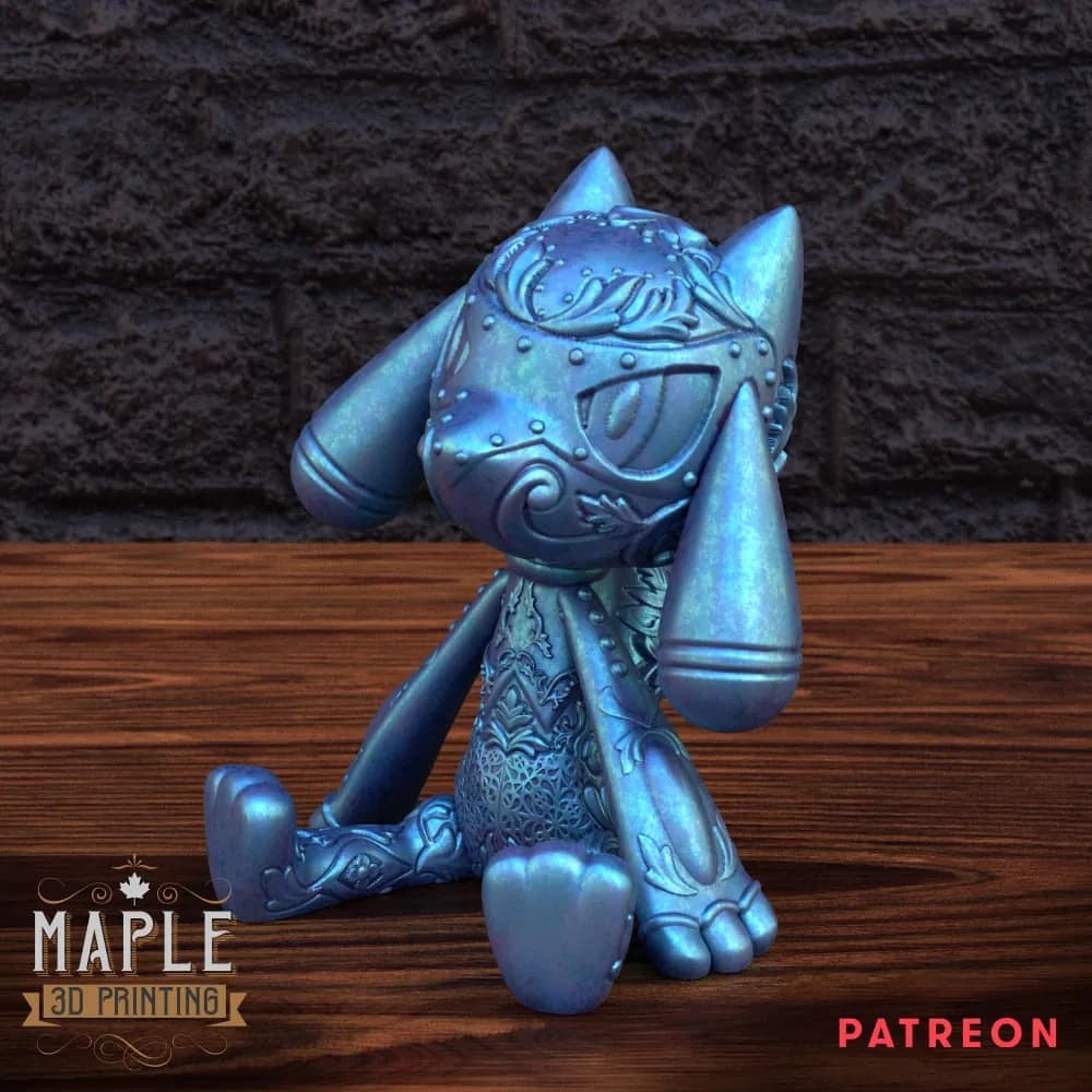 STL - Riolu con armadura ornamentada