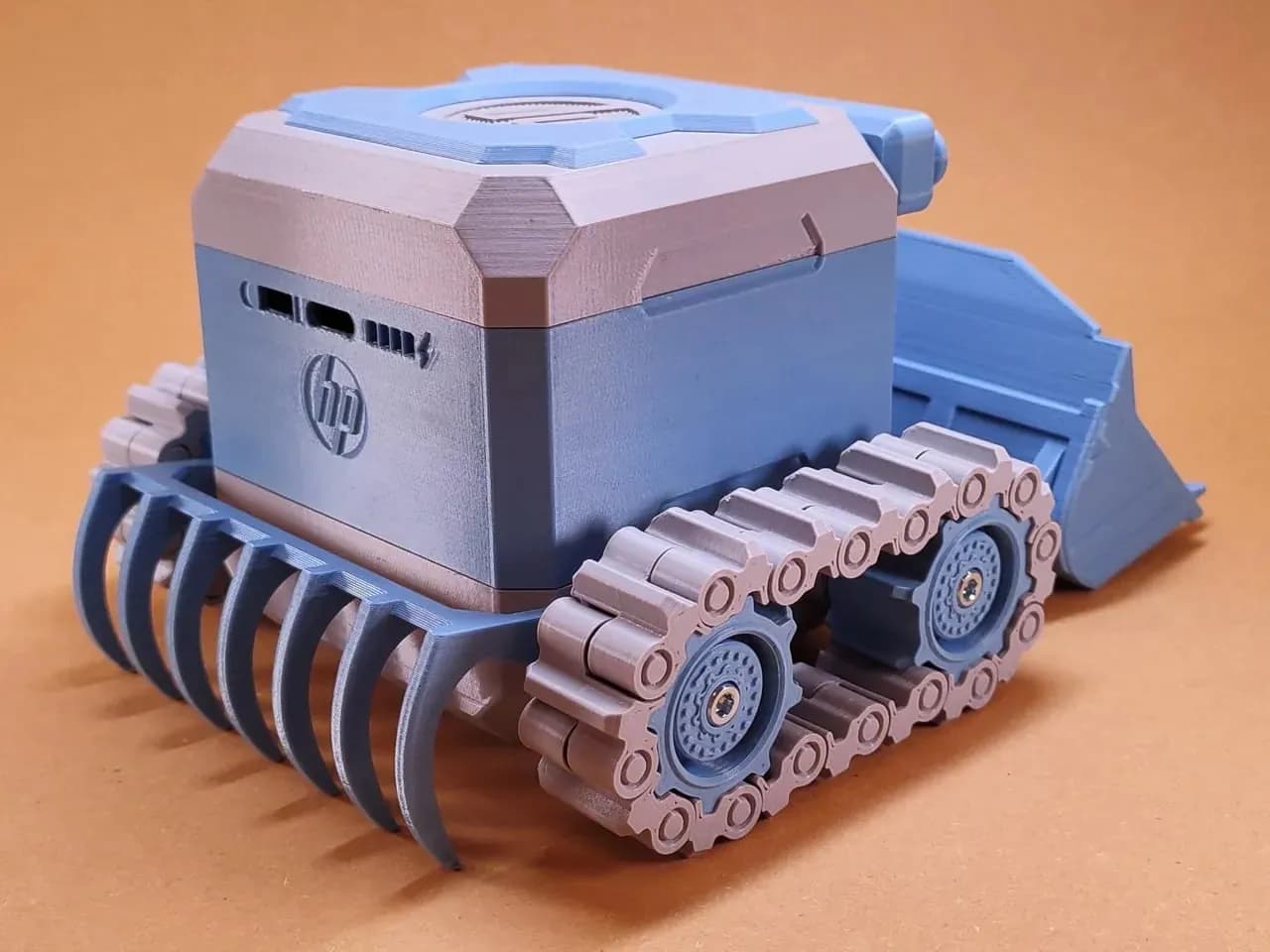STL - Robot Excavador Otto Crawler render 2