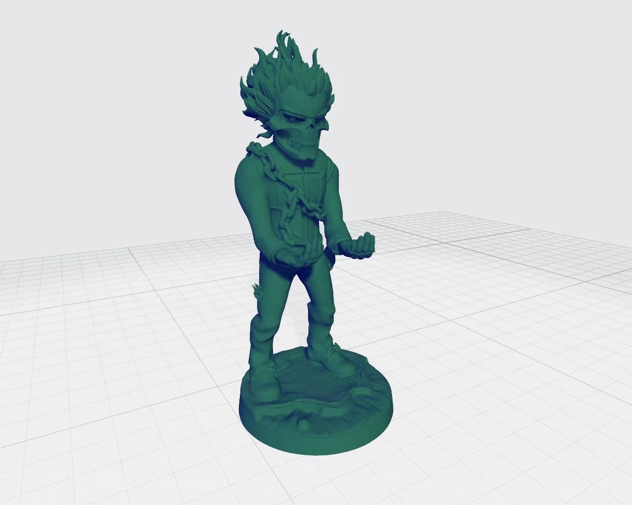STL - Rompecabezas fantasma kawaii render 3