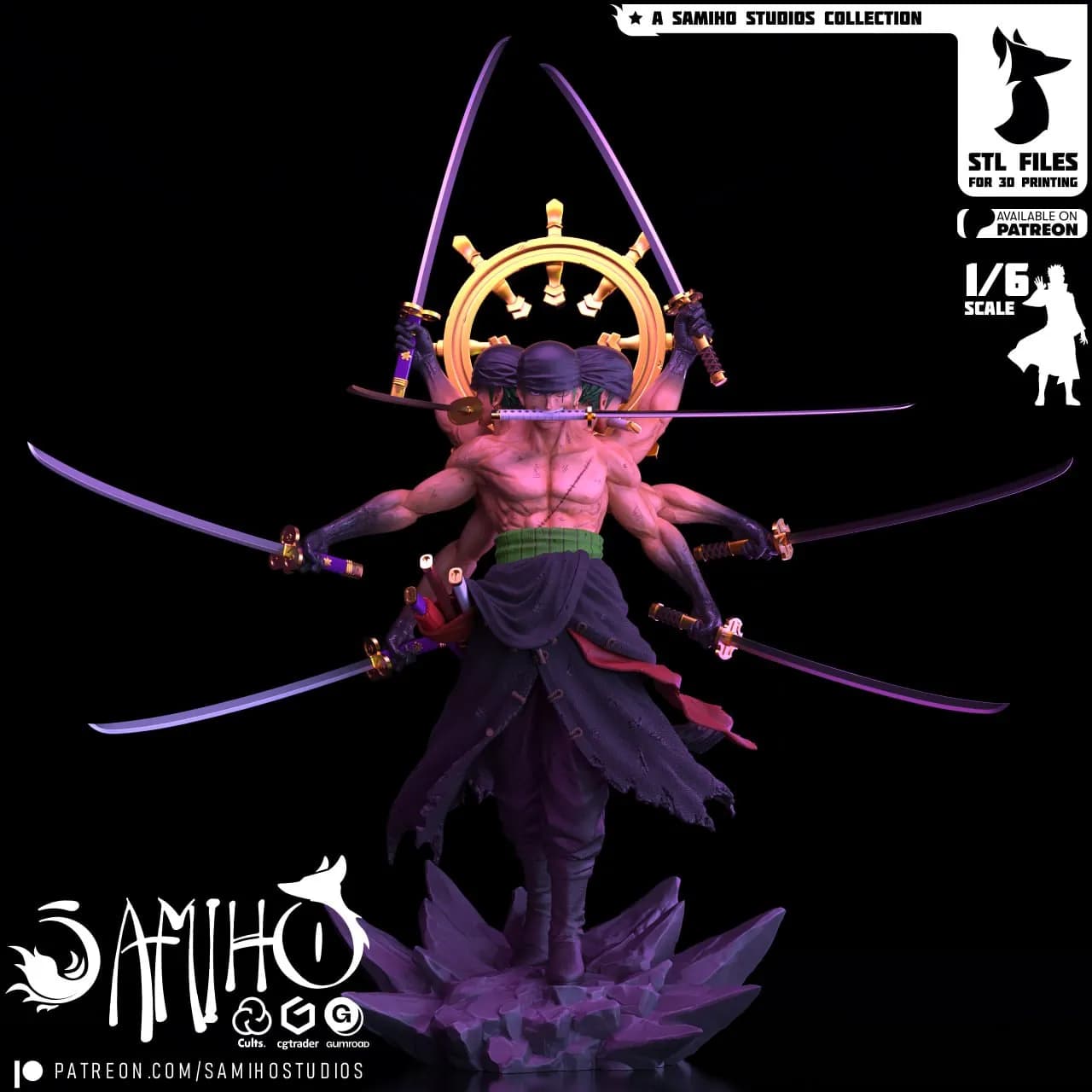 STL - Roronoa Zoro Asura