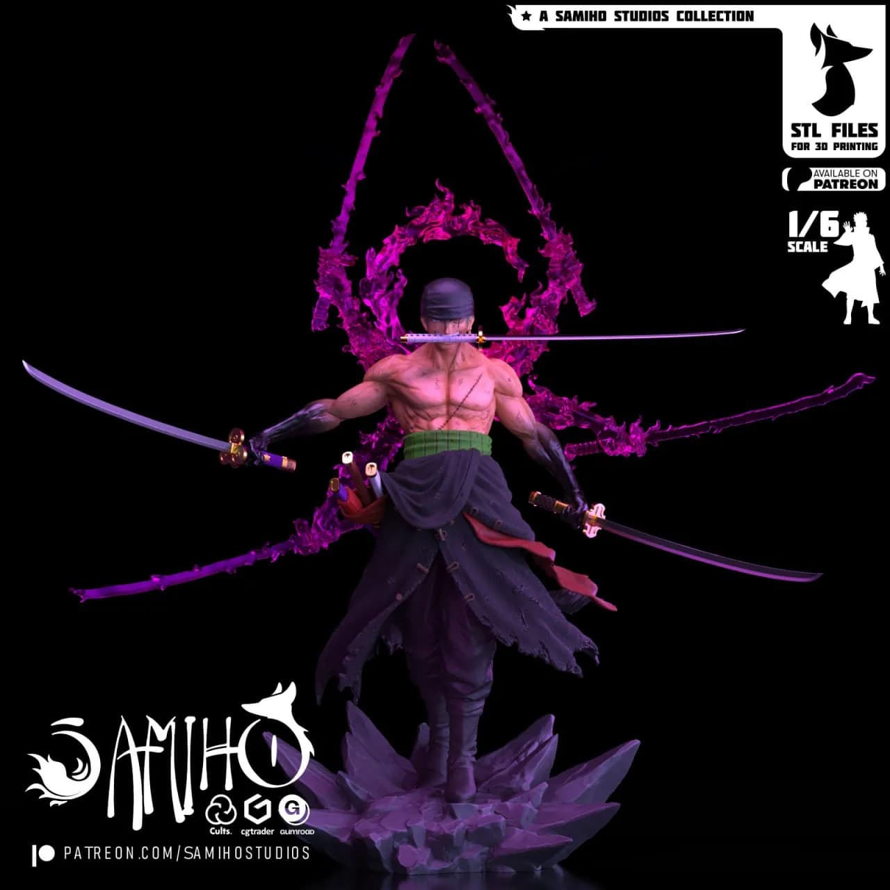 STL - Roronoa Zoro Asura