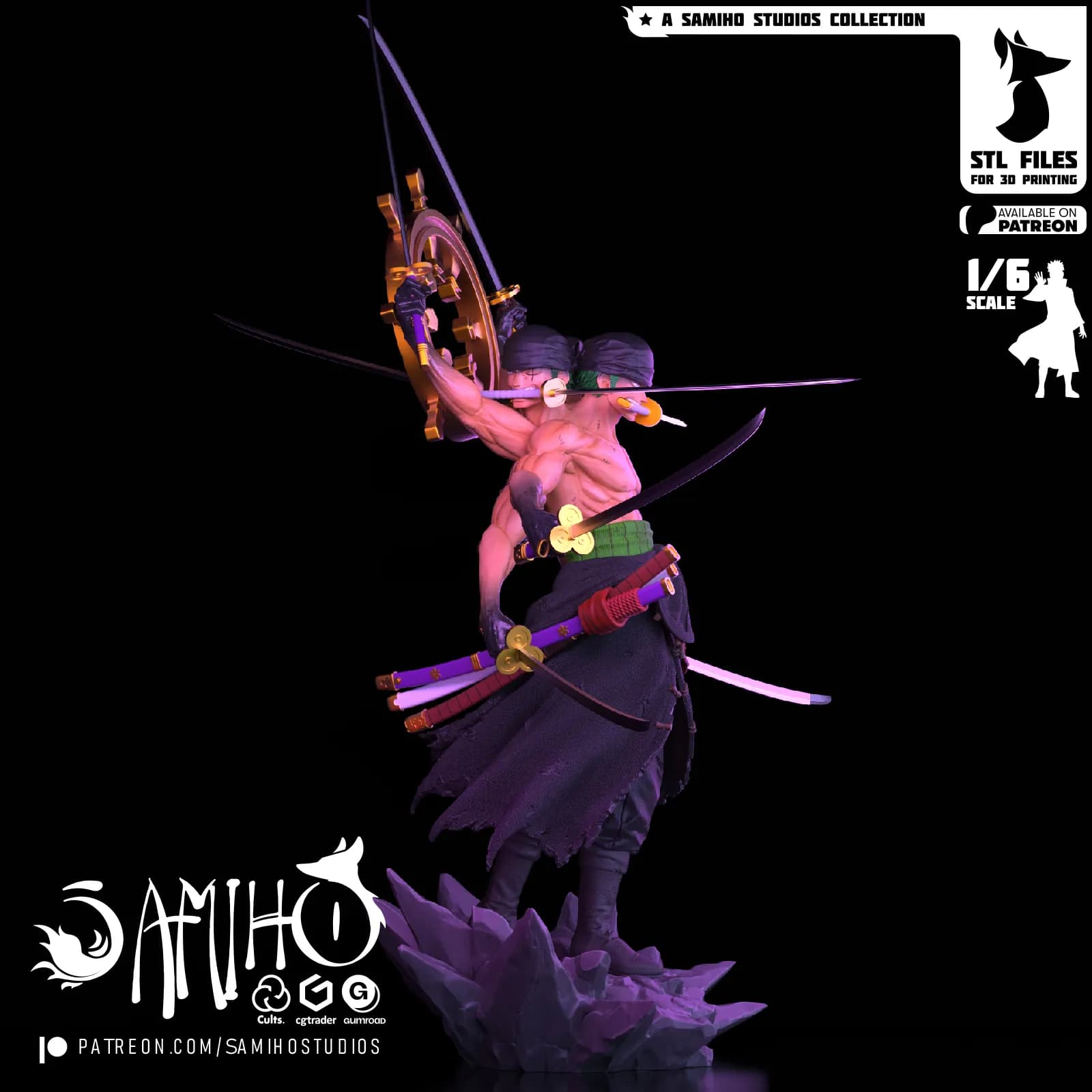 STL - Roronoa Zoro Asura