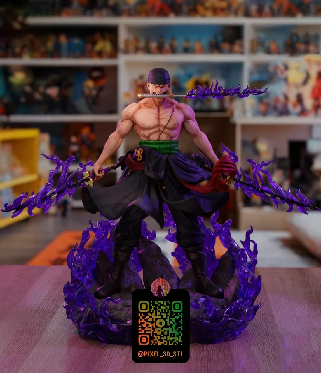 STL - Roronoa Zoro One Piece 6
