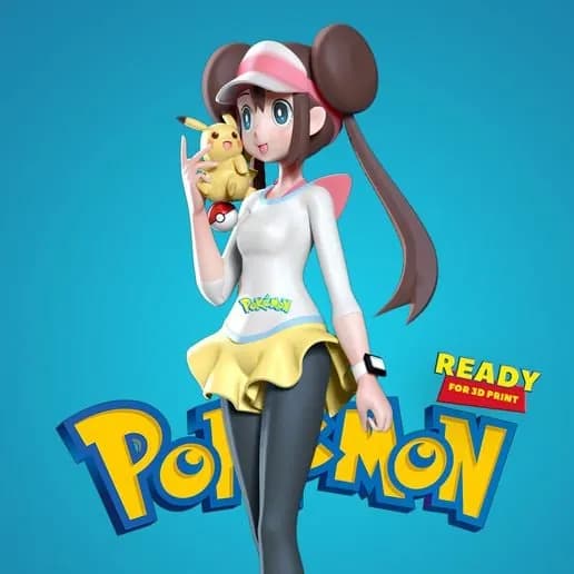 STL - rosa pokemon masters fanart
