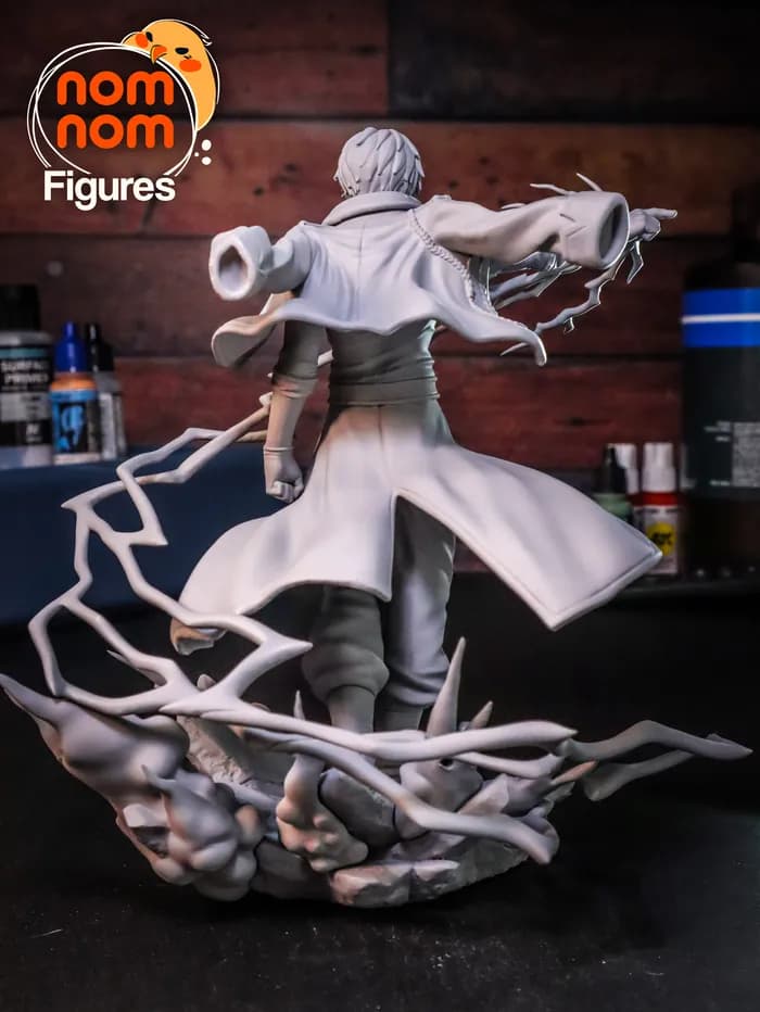 STL - Roy Mustang figura render 4