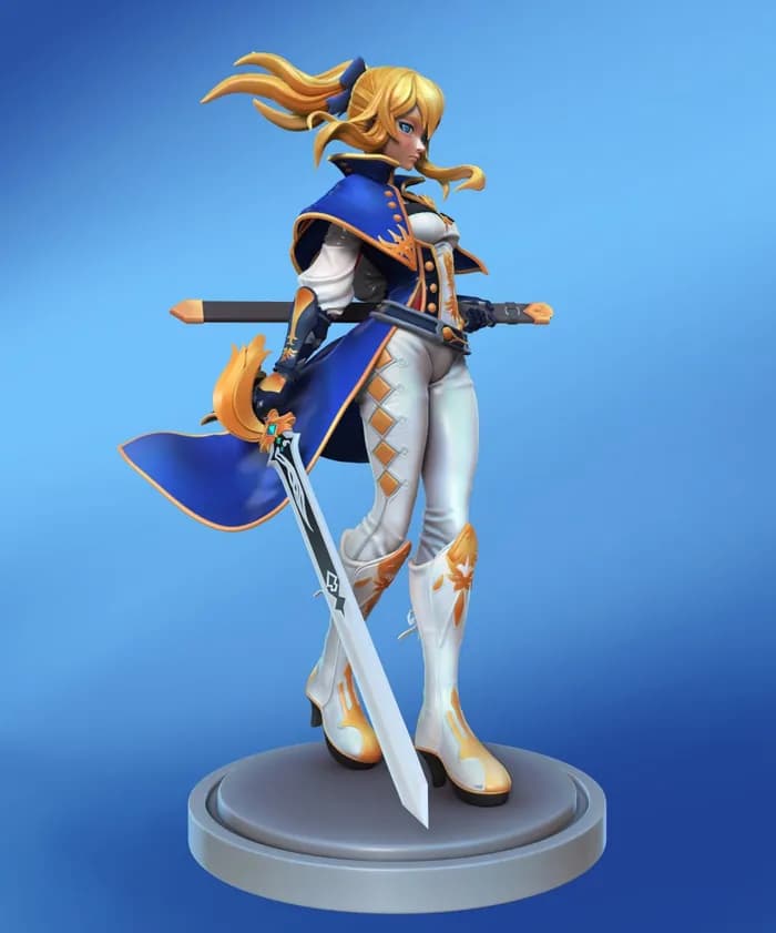 STL - rubim jean render 3