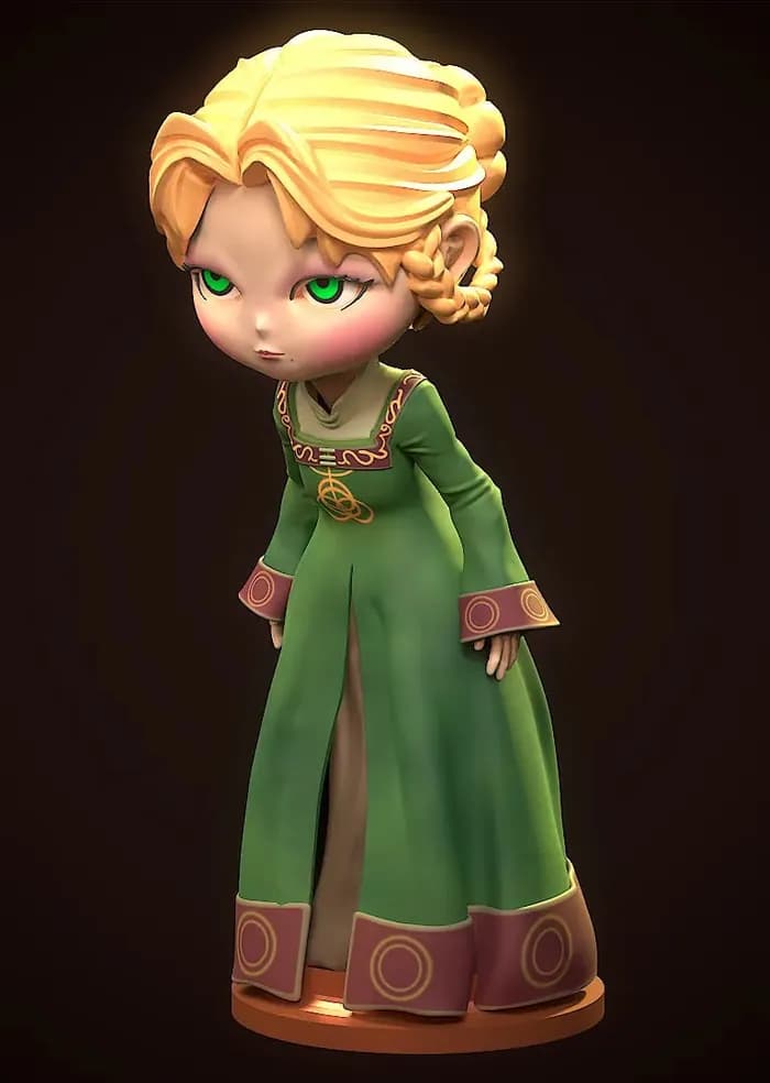 STL - rya elden ring chibi