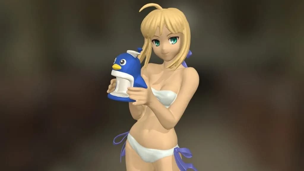 STL - Saber figura en traje de baño