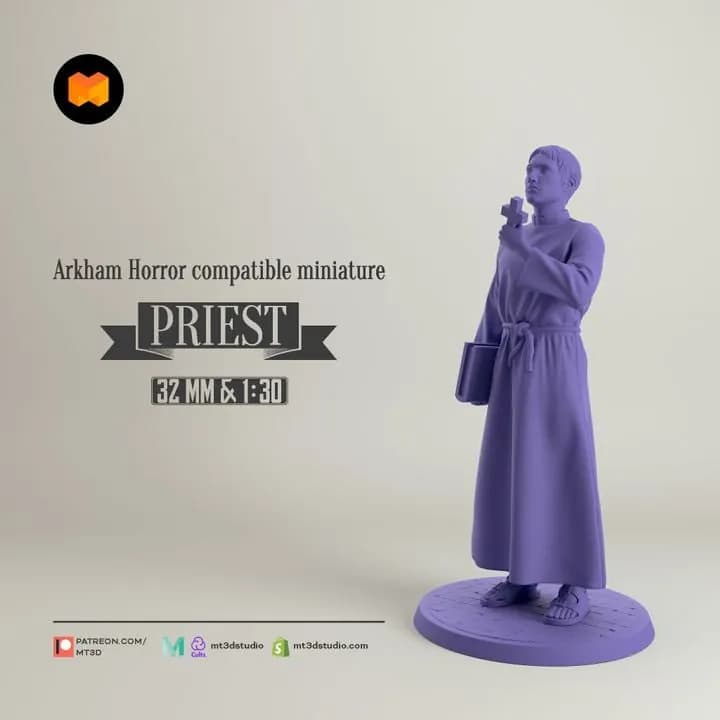 STL - Sacerdote del horror de Arkham