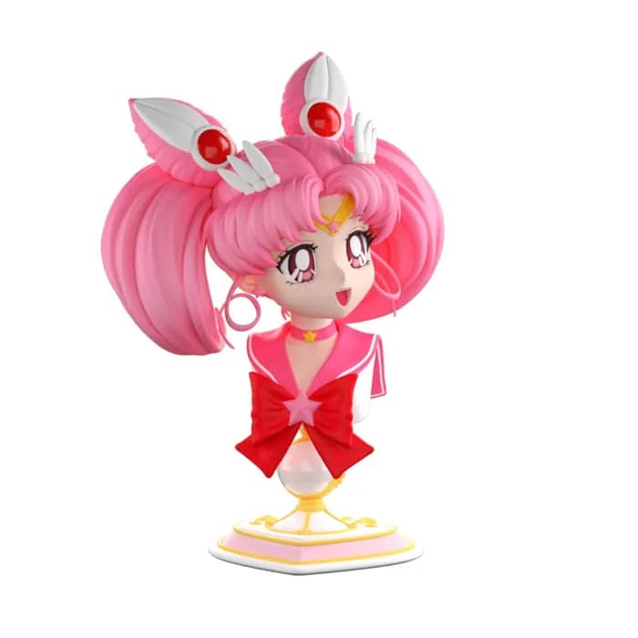 STL - sailor chibi moon character bust