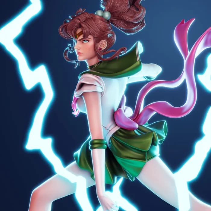 STL - sailor jupiter render 3