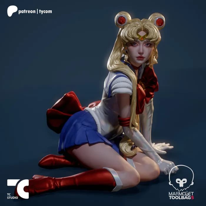 STL - sailor moon eternal haruka tenou