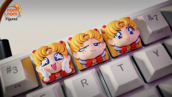 STL - sailor moon keycap presupports