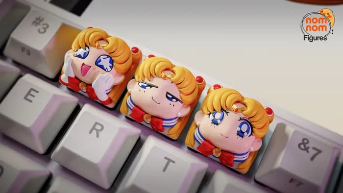 STL - sailor moon keycap presupports