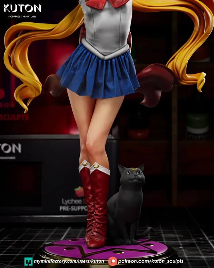 STL - sailor moon kutn img x render 2