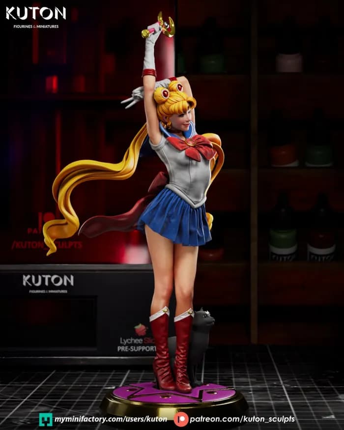 STL - sailor moon kutn img x render 4