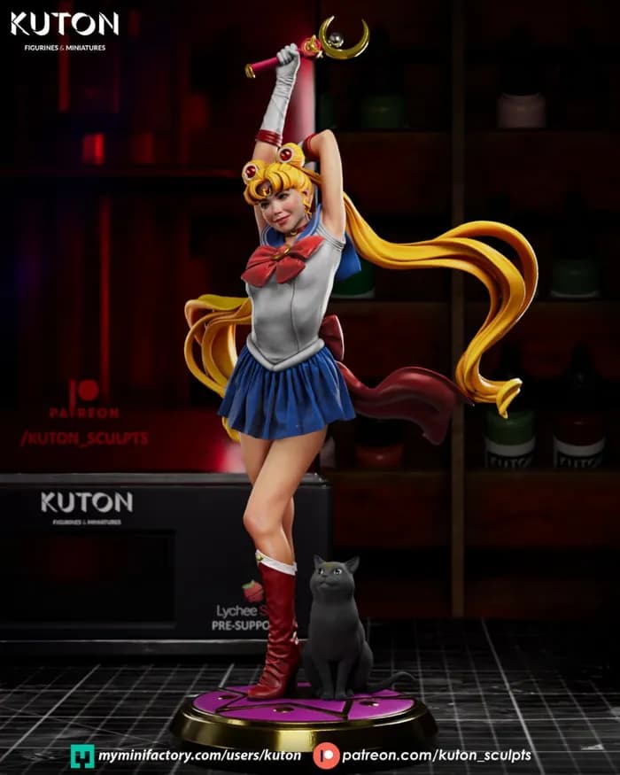 STL - sailor moon kutn img x render 5