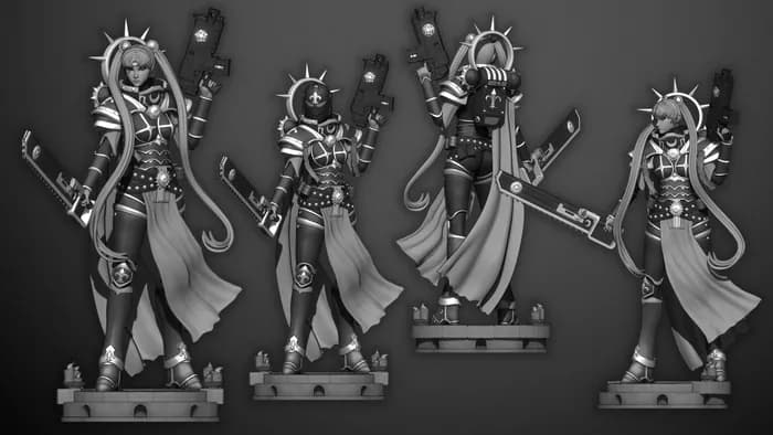 STL - sailor moon sister of battle render 2