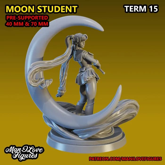 STL - sailormoon1 40mm x