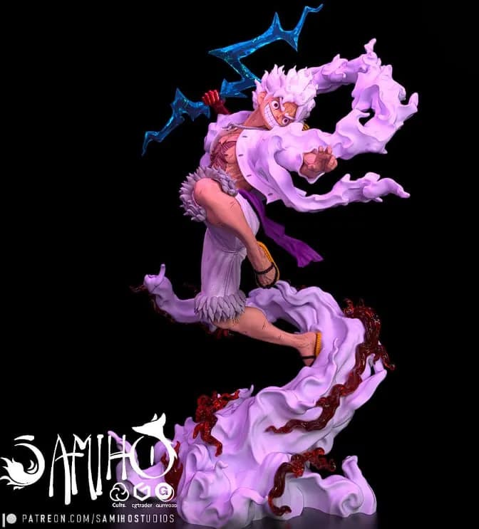 STL - samiho studios nika luffy
