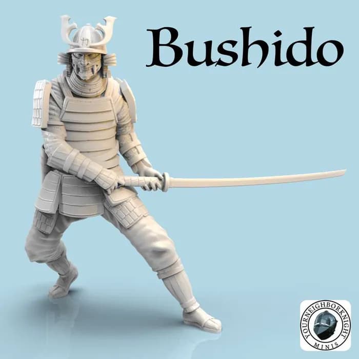 STL - Samurái Bushido render 2