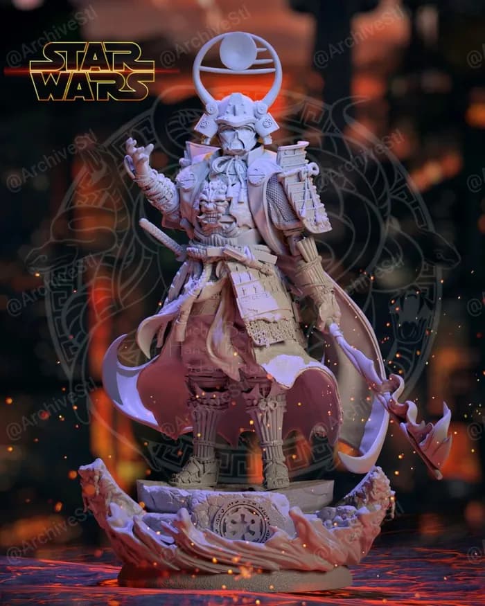 STL - Samurái Darth Vader
