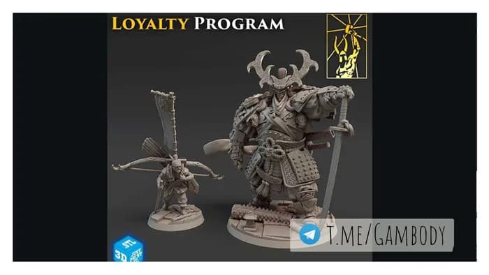 STL - Samurai de Forja Lealtad render 2