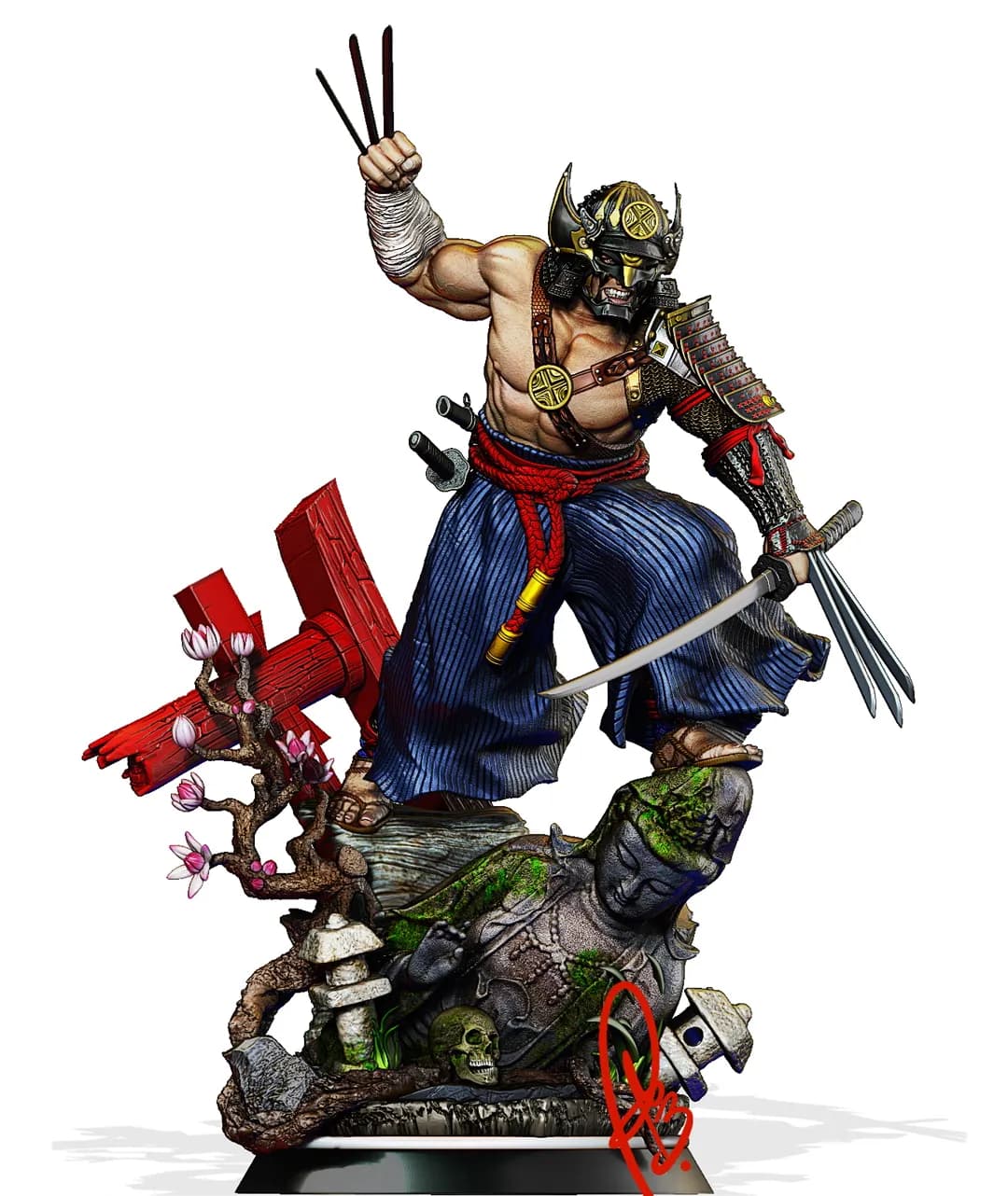 STL - Samurái Wolverine