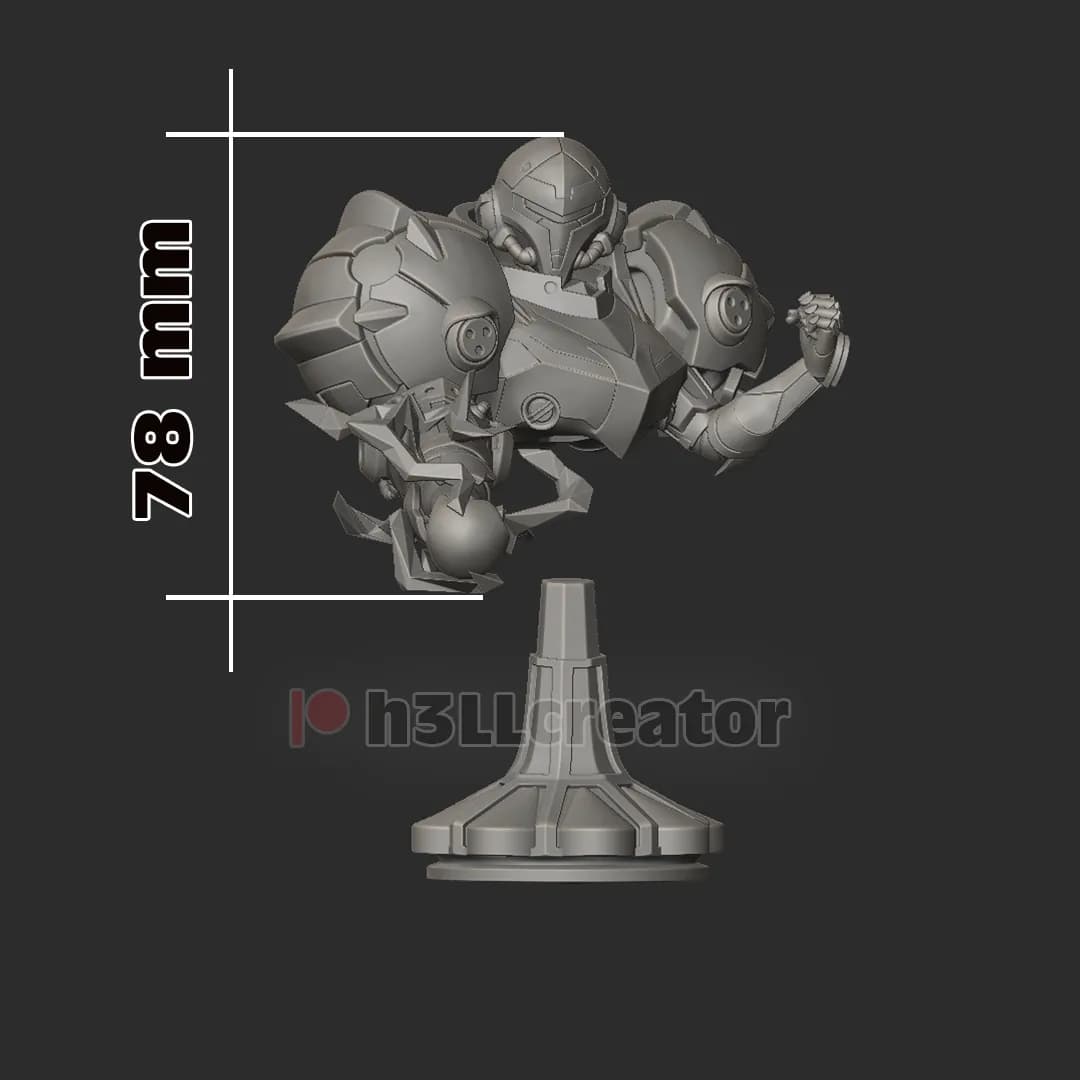 STL - Samus Aran Metroid render 5