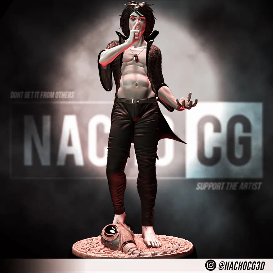 STL - Sandman Personaje Estilizado