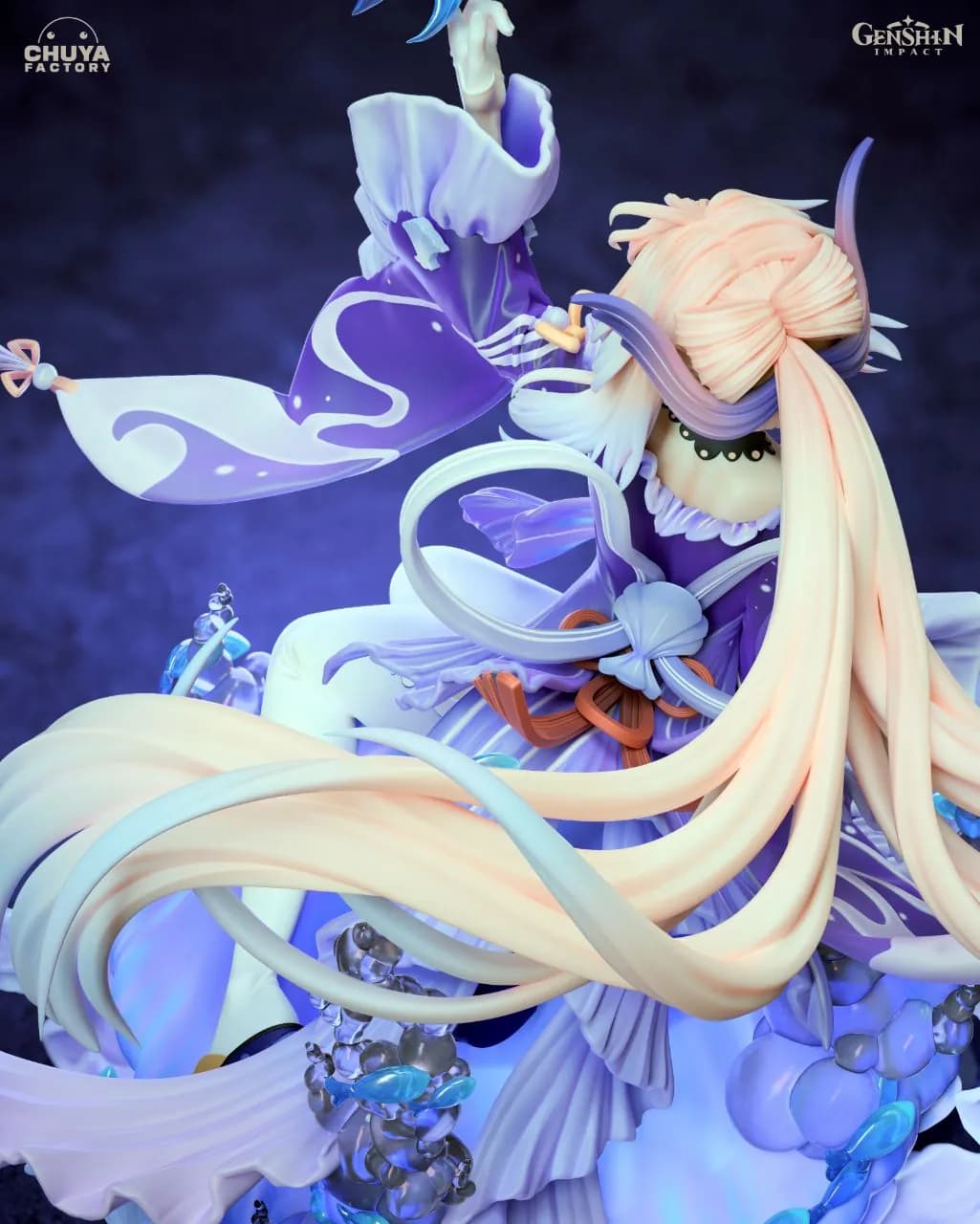 STL - Sangonomiya Kokomi Figura render 4