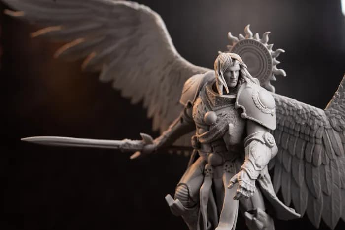 STL - Sanguinius Primarca Blood Angels render 3