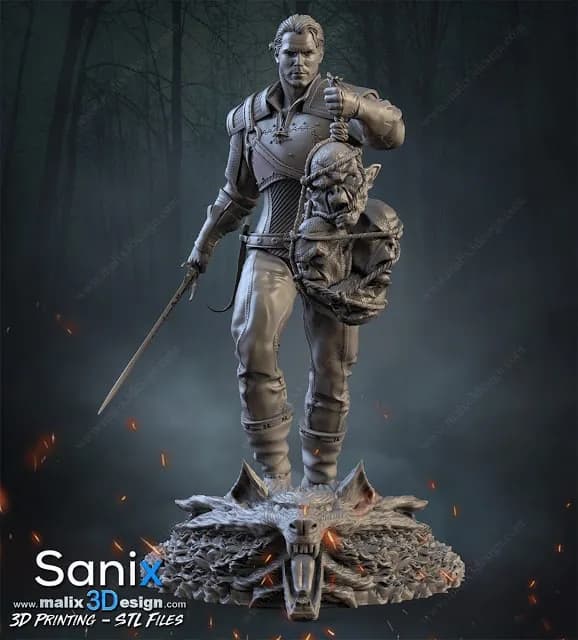 STL - sanix the witcher