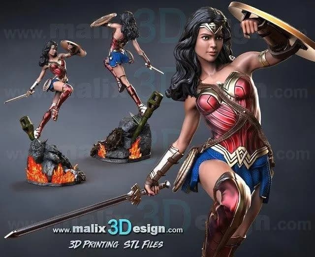STL - sanix wonderwoman