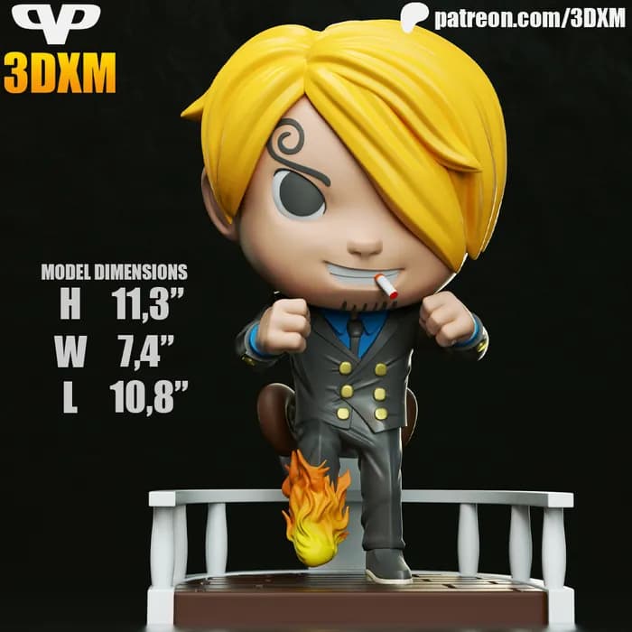 STL - sanji chibi