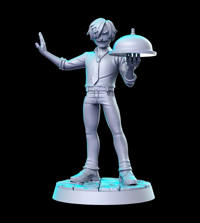 STL - Sanji Cocinero One Piece