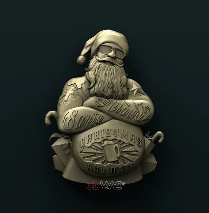 STL - santa claus