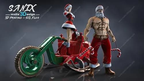 STL - santa claus stl files
