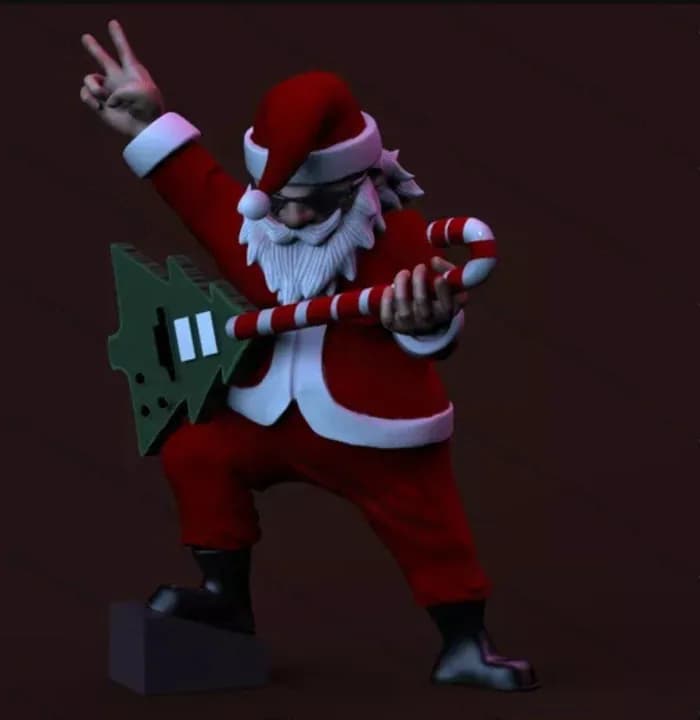 STL - santa rockero