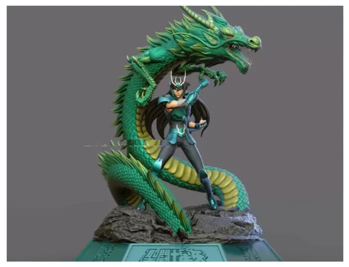 STL - santa seiya dragão shiryu