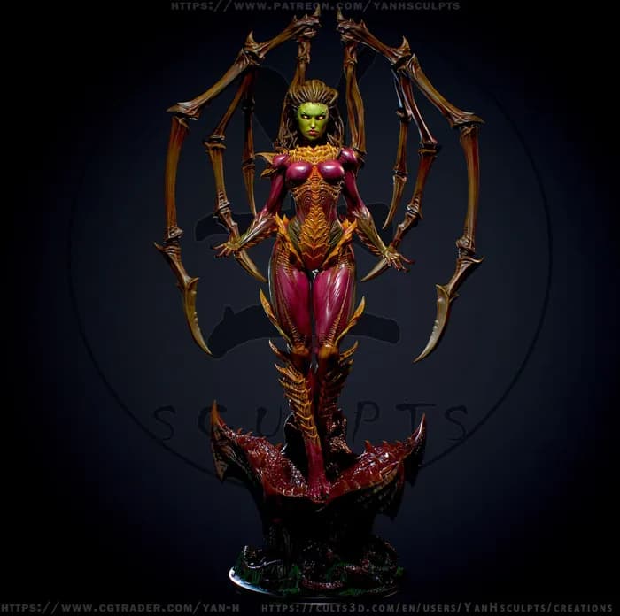 STL - sarah kerrigan 380mm