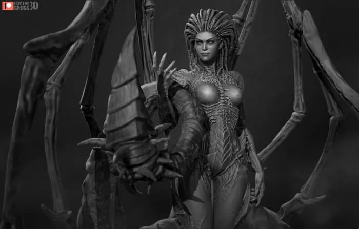STL - sarah kerrigan queen of blades