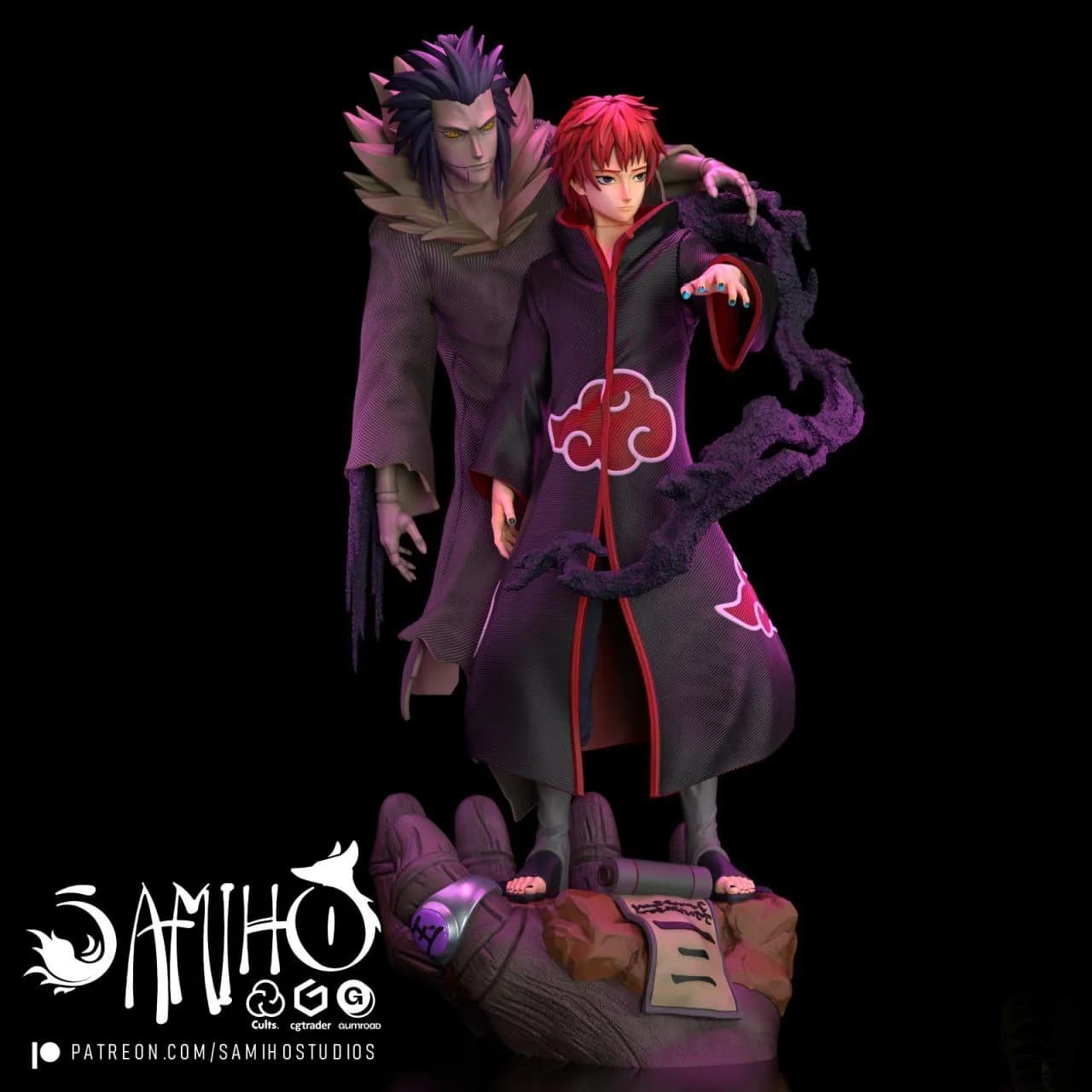 STL - Sasori y Deidara